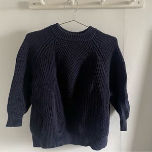 Demylee cotton 3/4 sleeves sweater small